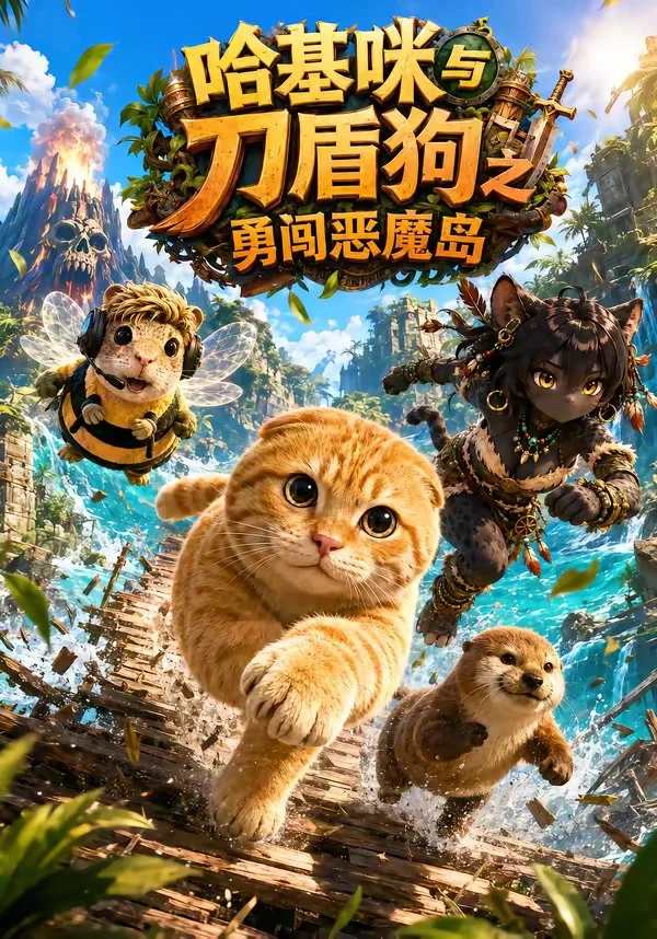 哈基咪与刀盾狗之勇闯恶魔岛