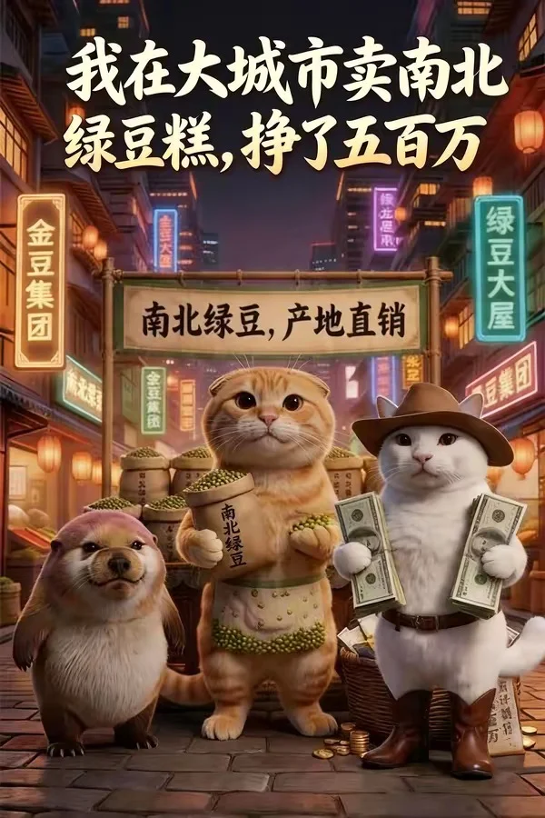 Selling North and South Green Bean Cakes in the Big City, Earned Five Million